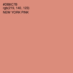 #DB8C7B - New York Pink Color Image